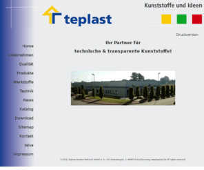 teplast-kunststoffe.com: - Teplast - Kunststoffe und Ideen: Willkommen
description_test