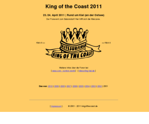 kingofthecoast.de: kingofthecoast.de - King of the Coast - Der Kitesurf-Funevent
