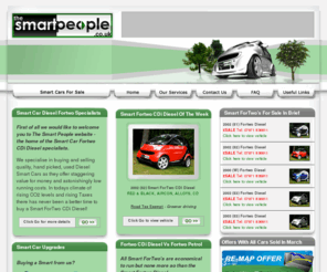 thesmartpeople.co.uk: Smart Car Fortwo Diesel CDI Specialists | Used Road Tax Exempt Smarts For Sale | Act On CO2
Specialists in selling used Smart Car Fortwo CDI Diesels, road tax exempt vehicles