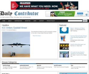 dailycontributor.net: Daily Contributor
Your Daily Contributor for News, Technology, Sports, and Entertainment