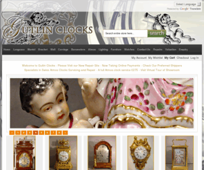 gutlin.com: Antique Clocks, Clock Repairs, Cuckoo Clocks, for sale, London, UK
Gutlin Clocks and Antiques, an online catalogue of quality antique clocks of the 18th and 19th centuries, specialising in antique French Mantel Clocks, Longcase clocks and cuckoo clocks.