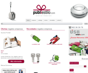 publiestilo.com: Regalos empresa, Articulos promocionales, Articulos publicitarios
Regalos Empresa, Articulos promocionales y publicitarios. Gran catálogo de Regalos Personalizados Publicitarios.