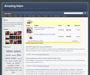 amazingislam.com: Amazing Islam - A place for the latest Islamic News and Events
Visit amazingislam.com for the latest news and events about Islam, Ramadhan and the Quran