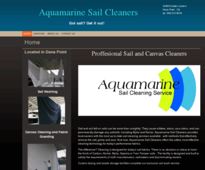 aquamarinesailcleaners.com: Aquamarine Sail Cleaners - Home
Proffesional Sail and Canvas Cleaners