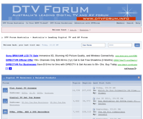 dtvforum.info: DTV Forum Australia - Australia's Leading Digital TV and AV Forum (Powered by Invision Power Board)
