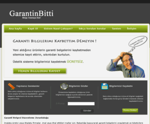 garantinbitti.com: GarantinBitti | Belge Aramaya Son !
