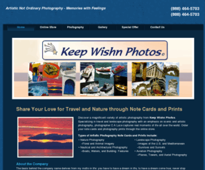 keepwishnphotos.com: Photography Prints
Discover a magnificent variety of artistic photography prints from Keep Wishn Photos.