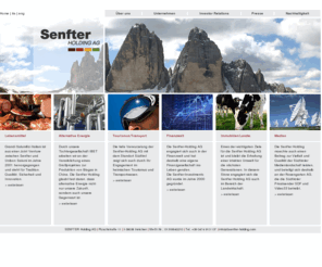 senfterholding.com: SENFTER Holding AG
SENFTER Holding AG: vom Südtiroler Traditionsunternehmen zur internationalen Holding