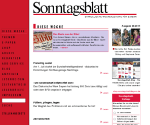 sonntagsblatt-bayern.de: Sonntagsblatt, Evangelische Wochenzeitung für Bayern
