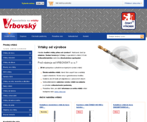 vrtaky-vrbovsky.cz: Vrtáky přímo od výrobce VRBOVSKÝ s.r.o Eshop
E-shop VRBOVSKÝ s.r.o. vyrábí a dodává kvalitní české vrtáky. Vyberete profi i hobby vrtáky do dřeva, železa i betonu. Prodáváme i ruční nářadí.