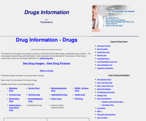 drugs-information-home-page.com: Drugs Information Home Page - Drug Info - Information on Drugs
drugs-information-home-page.com - Drugs Information Home Page - Drug Info - Information on Drugs Complete Resource for drug testing information and drug test products