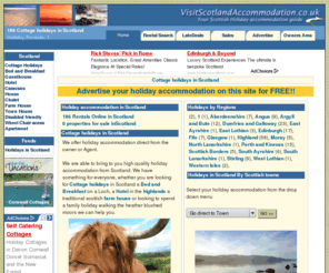 visitscotlandaccommodation.co.uk: Cottage holidays in Scotland
Cottage holidays in Scotland. Book your ideal cottage holiday accommodation direct from the owners