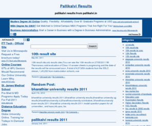 pallikalviresults.com: Pallikalvi.in results From pallikalvi website,10 th result,10 th result tamil nadu,12th result,12th result tamilnadu and university results
Publisher of pallikalvi.in results,pallikalvi results 2011 Related Information,Get the results as soon as its published only from Pallikalvi Results,Pallikkalvi Results,pallikalvi.in,pallikalvi.in