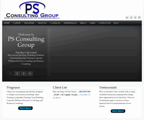 thepsconsultants.com: PS Consulting Group-Motivational Speaking, Leadership, Team Building
Motivational speaking, leadership training, team building, health and wellness in the workplace, business consulting