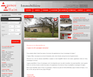 allain-immobilier.net: Agence immobilière AGENCE ALLAIN - Immobilier Auray
L'immobilier à Auray avec l'agence immobilière AGENCE ALLAIN à Auray : vente maisons appartements sur Auray et ses environs