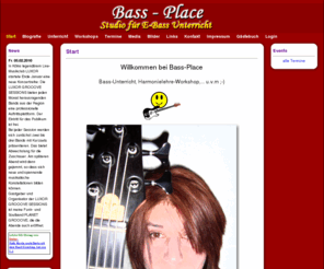 bass-place.net: Bass-Place.com
Bass-Place.com bietet Ihnen Unterricht in E-Bass, Workshops in Harmonielehre, Notenlesen, Rhythmik und Gehörbildung in Köln, Bonn und Umgebung