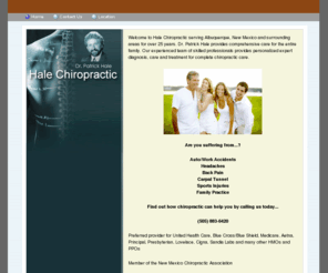 pathalechiropractic.com: Welcome to Hale Chiropractic
Hale Chiropractic serving Albuquerque, NM and surrounding areas for over 25 years.