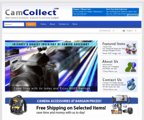 camcollect.com: Camera Accessory, Buy Camera Accessory Online
Camcollect.com is the best Camera Accessory Company on the internet