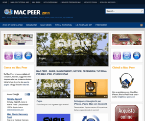 mac-peer.com: Mac Peer - Forum e guida alle applicazioni Macintosh
Forum e sito dedicati ai programmi per Macintosh: applicazioni Mac, tutorial e notizie.