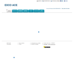 ace-besancon.com: Commissaire aux comptes - EXCO ACE à BESANCON CEDEX
EXCO ACE - Commissaire aux comptes situé à BESANCON CEDEX vous accueille sur son site à BESANCON CEDEX