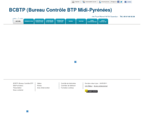 bureaucontrolebtp.com: Contrôle de fabrication - BCBTP  (Bureau Contrôle BTP Midi-Pyrénées) à Saverdun
BCBTP  (Bureau Contrôle BTP Midi-Pyrénées) - Contrôle de fabrication situé à Saverdun vous accueille sur son site à Saverdun