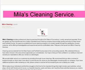 milascleaning.com: Mila's Cleaning Services
Joomla! - the dynamic portal engine and content management system