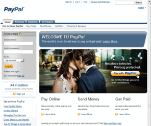 paypal-login.com: Send Money, Pay Online or Set Up a Merchant Account with PayPal
PayPal is the faster, safer way to send money, make an online payment, receive money or set up a merchant account.