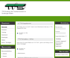 tts-duisburg.com: TTS Duisburg e. V.
Joomla! - dynamische Portal-Engine und Content-Management-System