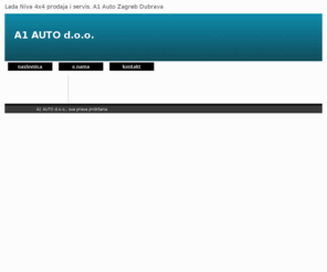 a1auto.hr: Lada Niva | Prodaja | Servis | 4x4 | A1 AUTO | Zagreb
Lada Niva 4x4 prodaja i servis. A1 Auto Zagreb Dubrava