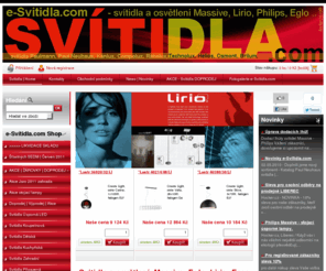 e-svitidla.com: Svítidla Massive, svítidla a osvětlení Philips, Eglo, Lirio, Eseo
svítidla - osvětlení - žarovky -  světla - lampy - lustry - lampičky - žárovky