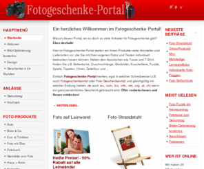 foto-geschenk-portal.com: Fotogeschenke-Portal - entdecken Sie die Vielfalt
Das unabhängige Portal für personalisierte Fotoprodukte.