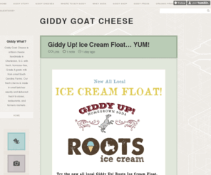 giddygoatcheese.com: GIDDY GOAT CHEESE
Giddy Goat Cheese is artisan cheese handmade in Charleston, S.C. with fresh, hormone-free, Grade A goats milk from small South Carolina Farms. Our fresh chevre is made in small batches weekly and...