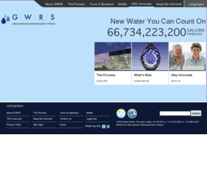 gwrsystem.com: Groundwater Replenishment System
Groundwater Replenishment System - The GWR System takes highly treated sewer water and purifies it a three-step process that includes microfiltration, reverse osmosis, and ultraviolet light and hydrogen peroxide advanced oxidation treatment.

Water Factory 21 purified sewer water received from the Orange County Sanitation District to drinking water standards or better