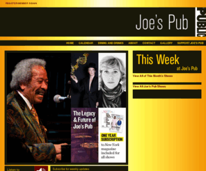 joespub.com: Joe's Pub
