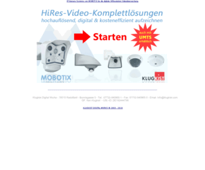 mobotix-videoueberwachung.de: MOBOTIX Videoüberwachung
Videoüberwachung, Mobotix überwachungskameras und Webcam für Security Lösungen. Überwachung von Häusern, Wohnungen, Unternehmen, Betrieben, Baustellen etc. 