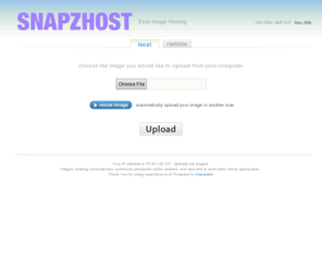 snapzhost.com: Welcome to Snapzhost - Easy Image Hosting
