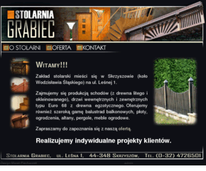 stolarnia-grabiec.com: Stolarnia Grabiec - Skrzyszów
Stolarnia Grabiec, Skrzyszów, pow. wodzisławski