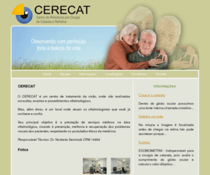 cerecat.com: ..::CERECAT - Centro de Referência em Cirúrgia de Catarata e Refrativa::..
