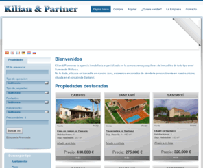 kilian-partner.es: Agencia Inmobiliaria. Casas Pisos Chalets Apartamentos Solares Fincas en Santanyí (Mallorca) :  kilian-partner.com
Kilian & Partner. Agencia Inmobiliaria en la zona de Santanyí (Mallorca). Te ofrece una selección de las mejores Casas, Fincas, Apartamentos, Chales, Parcelas Rústicas y Solares.