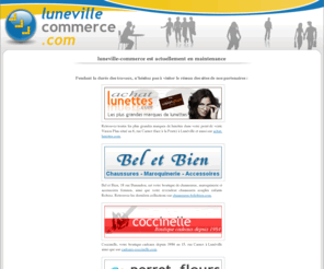 luneville-achats.com: Commerces et services à Lunéville
Les commerces à Lunéville