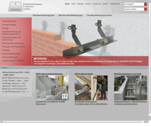 mfixings.de: Modersohn - Modersohn - Befestigungsysteme und Befestigungstechnik (MFIXINGS) - MFIXINGS (Befestigungssysteme)
Wir sind Spezialisten für die Entwicklung, Planung, Produktion und Lieferung von Befestigungssystemen aus Edelstahl Rostfrei für die unterschiedlichsten Anwendungen und Branchen.