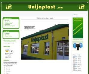 unijaplast.co.rs: Unijaplast AGN
Unijaplast AGN - Novi Sad::Proizvodnja i proizvodi od plastičnih masa, trgovina na veliko i malo.