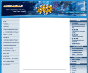 calvizieonline.com: CALVIZIEONLINE.IT
Calvizieonline, il primo portale italiano sulla diagnosi e la cura della calvizie