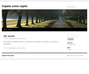 capim.net: Capeta come capim | O blog da Glaucia
