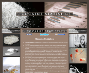 cocaine-statistics.com: Cocaine Statistics - Statistics on Cocaine
Cocaine Statistics provides information and statistics on Cocaine