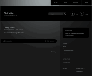 plattvideo.com: Platt Video
Just another WordPress site