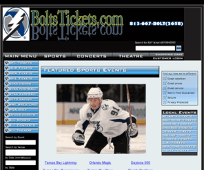 boltstickets.org: BOLTSTICKETS.COMHome
The Best Selection for all Sport, Concert and Theatre Events ... Worldwide !