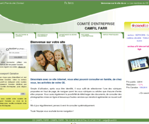 celgc.com: Site internet du CE CAMFIL FARR
Site internet du CE CAMFIL FARR : ComitÃ©, Services, Loisirs, Sorties, Sports, Culture ...