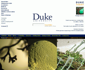 duke.edu: Welcome to Duke University
