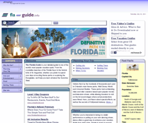 fla-guide.info: Florida Guide - Culture, History, Travel, and More | fla-guide.info
The Definitive Guide to planning your Florida vacation: Learn traveler's basics, how to get there, how to get around once you're there, where to stay, and what to see and do.